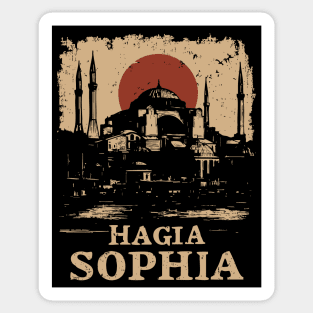 Hagia Sophia Architecture | Historic Istanbul Art Sticker